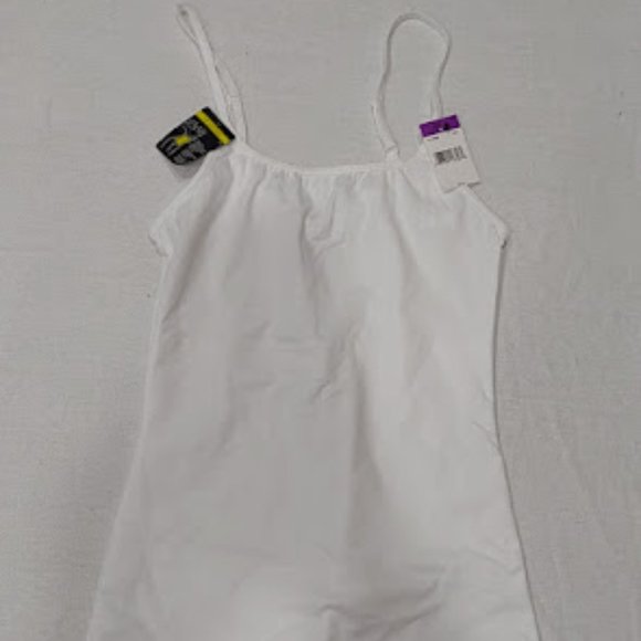 MAIDEN FORM FLEXEES LONG LENGTH WHITE CAMILSOLE WOMEN'S SMOOTHING NWT SIZE 2XL - Picture 1 of 5